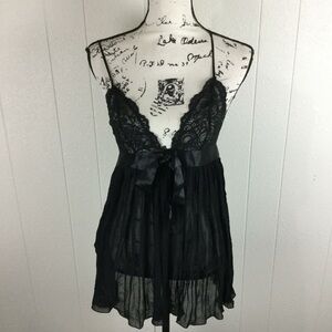 Vs black baby doll dress